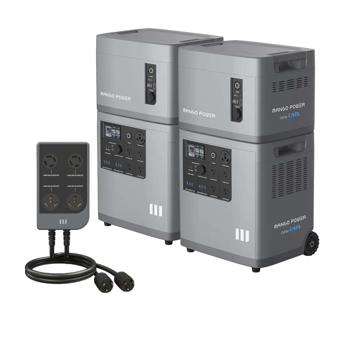 MangoPower (2* Mango Power E +2* Extra Battery + 1*mSocket Pro): 6kW/14kWh@240V Power Kit