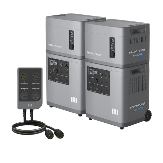 MangoPower (2* Mango Power E +2* Extra Battery + 1*mSocket Pro): 6kW/14kWh@240V Power Kit