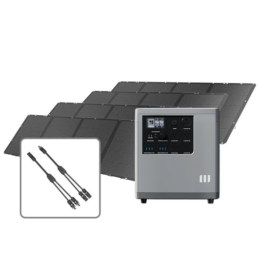Mango Power 1*Mango Power E 3kW/3.5kwh@120V Solar Generator Kits