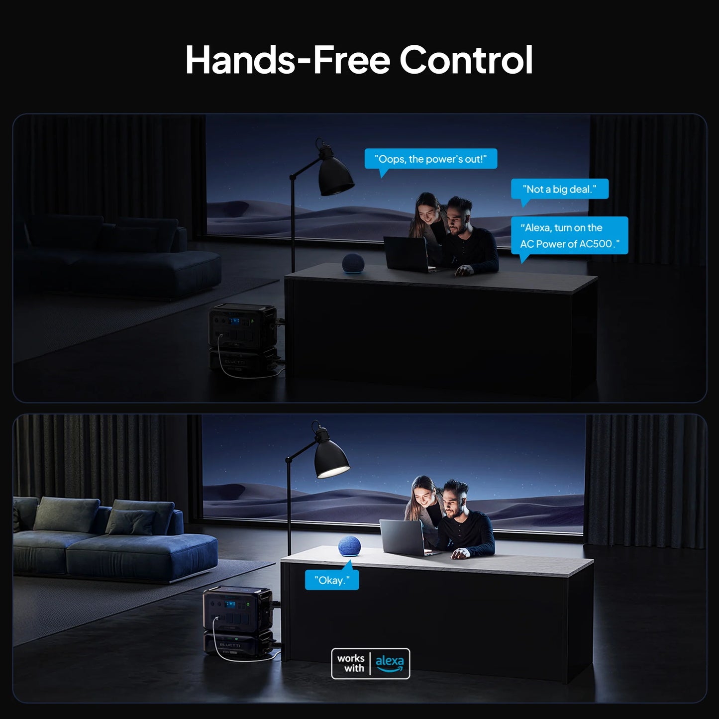 BLUETTI AC500+B300K| Home Battery Backup