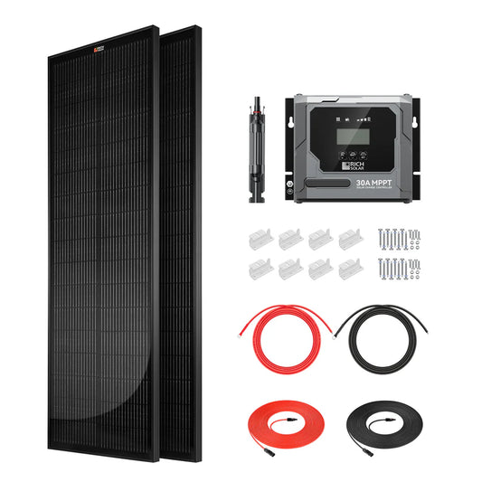 Rich Solar 200W Slim & Van Kit