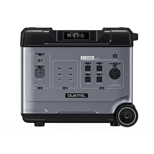 OUKITEL| P5000+2*400W Solar Generator - EcoPowerit