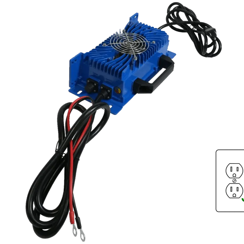 BigBattery 24V 30A Charger (28.8V DC) – Ring Terminals