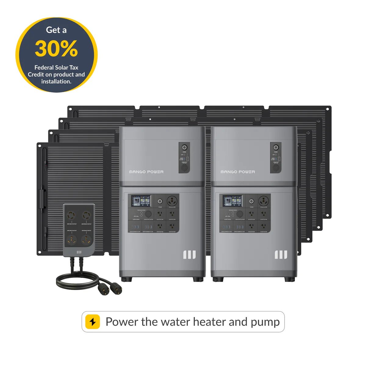 MANGO POWER |E Portable Power Station - 240V Power Kit - EcoPowerit