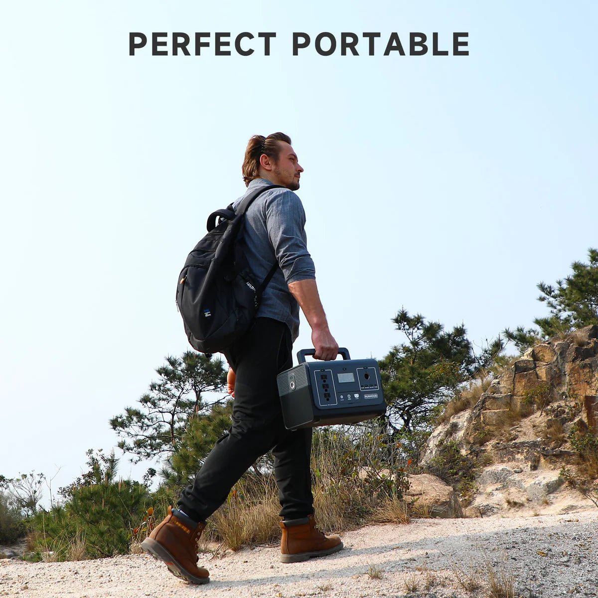 RUNHOOD| RALLYE 1200 PLUS|Portable Power Station| 1296Wh 1200W - EcoPowerit