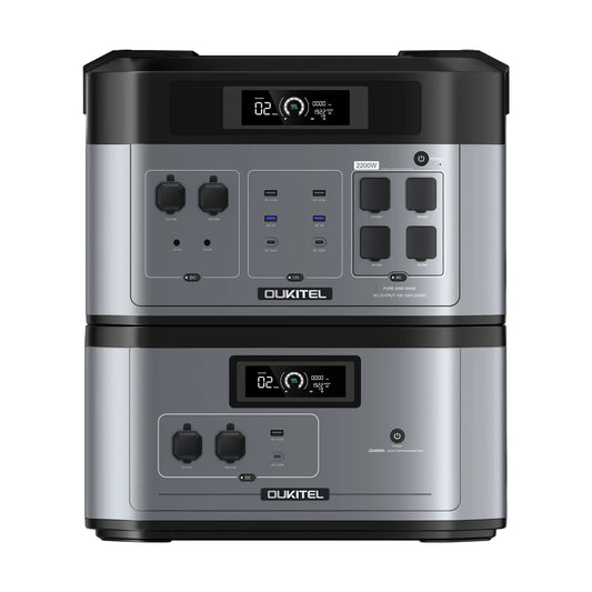 OUKITEL| BP2000+B2000+2*PV400 Solar Generator - EcoPowerit