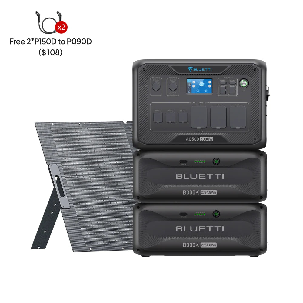BLUETTI AC500+B300K| Home Battery Backup