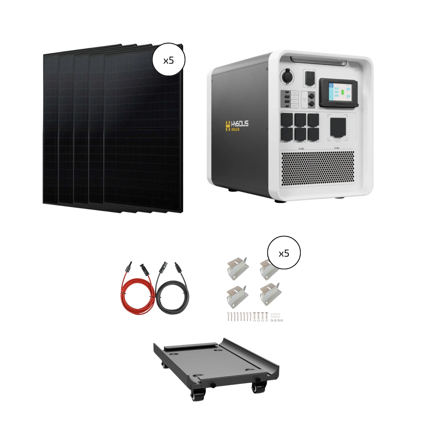 HYSOLIS| Apollo 5K • Base 120V Kit (150 kWh / month)