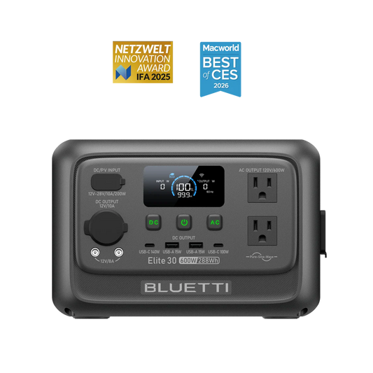 BLUETTI Elite 30 V2 Twilight Glow Purple+60W