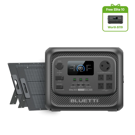 BLUETTI Elite 300 Portable Power Station | 3,014Wh, 2,400W