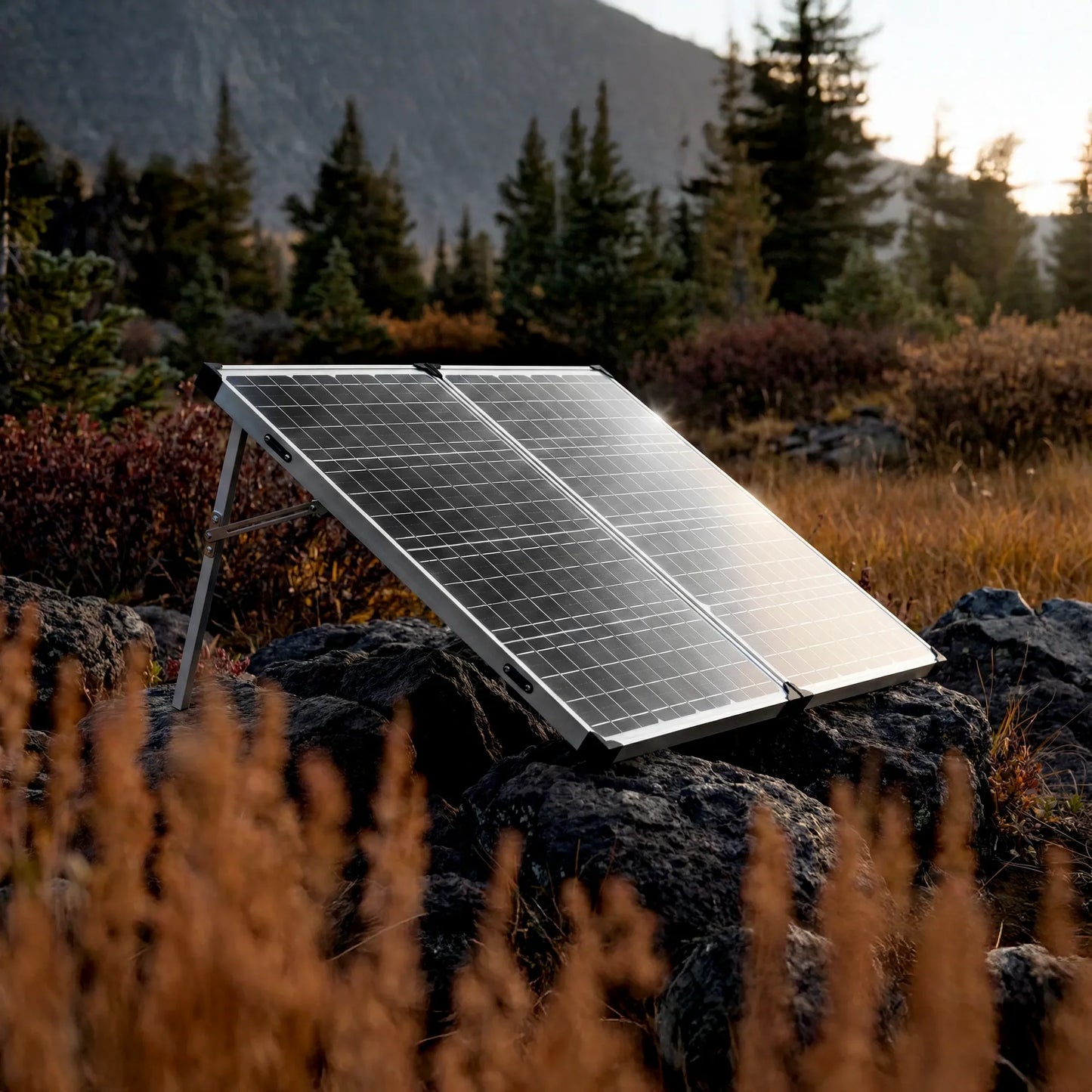LionEnergy 100W Glass Solar Panel 12V