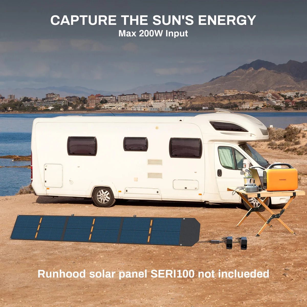 RUNHOOD| RALLYE 600 PRO| 1296Wh, 600W| 100W Solar panel - EcoPowerit