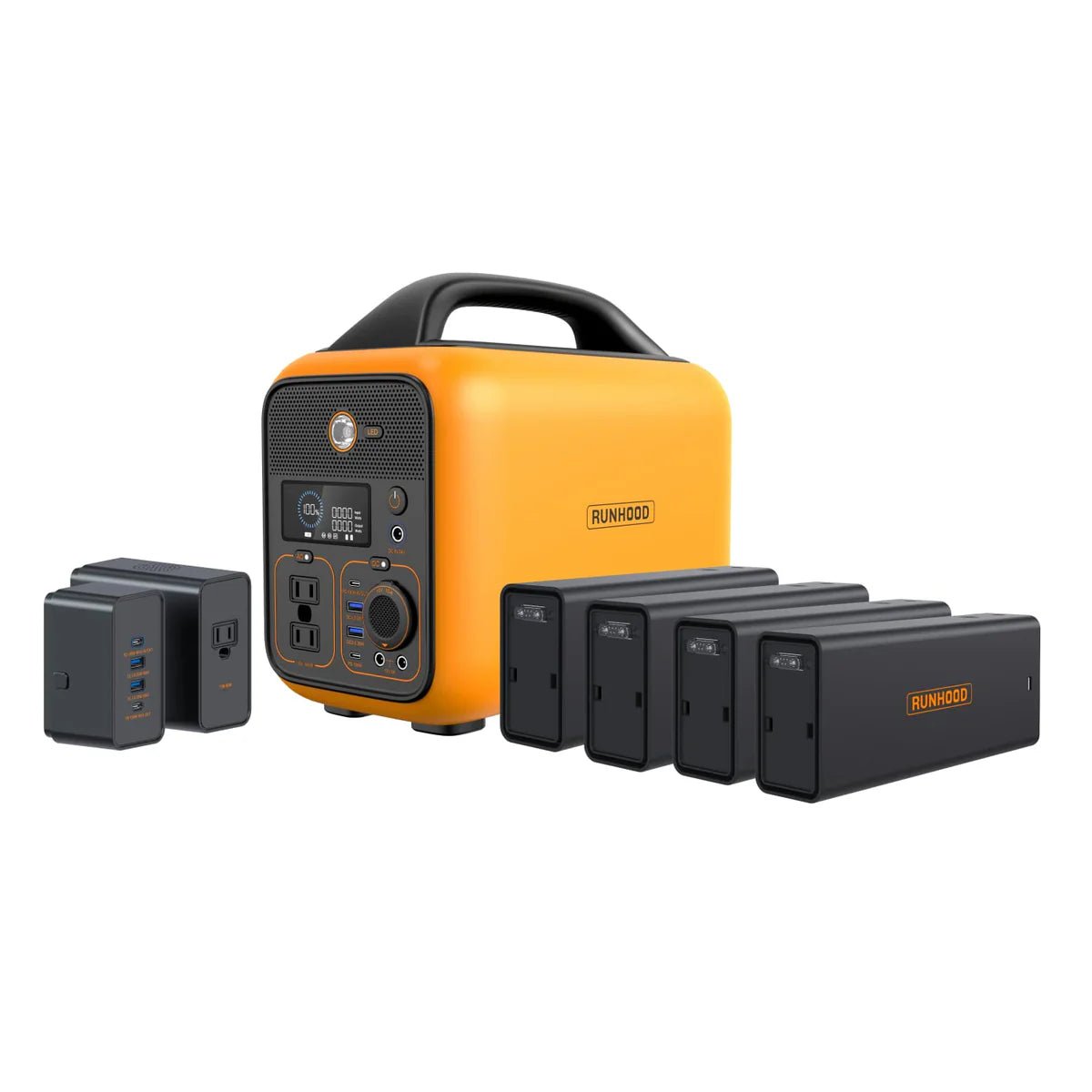 RUNHOOD| RALLYE 600 PRO| 1296Wh, 600W| 100W Solar panel - EcoPowerit