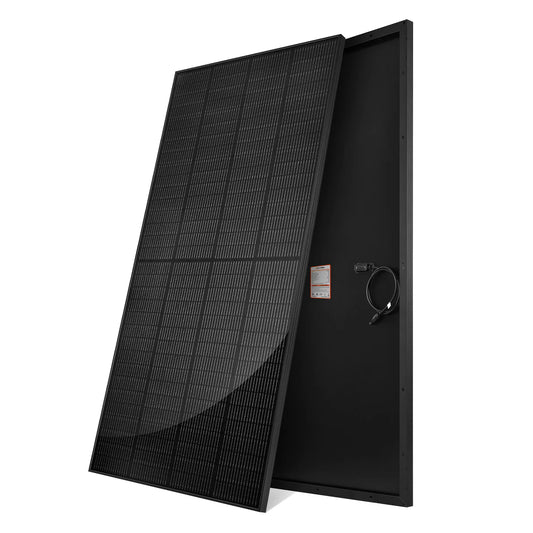 MEGA 250 PRO ONYX | 250 Watt 24 Volt Solar Panel | Premium 24V Off-Grid Solar Panel for Campers, Tiny Homes, Cabins | 25-Year Output Warranty