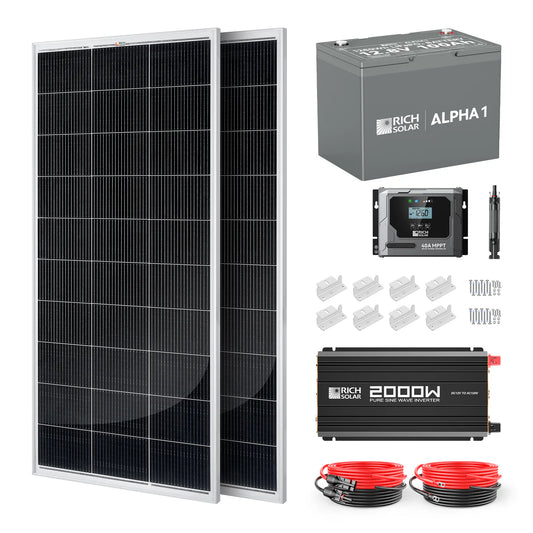 Rich Solar 400 Watt Complete Solar Kit
