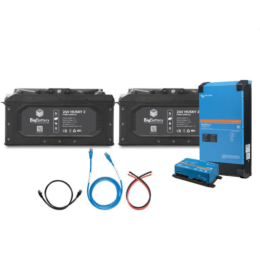 BigBattery| 2*24V HUSKY 2 KIT – Victron - EcoPowerit