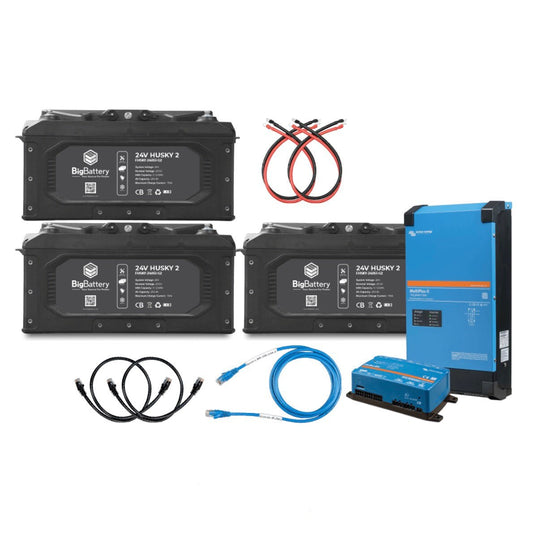 BigBattery| 3*24V HUSKY 2 KIT – Victron - EcoPowerit