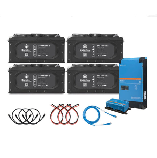 BigBattery| 4*24V HUSKY 2 KIT – Victron - EcoPowerit