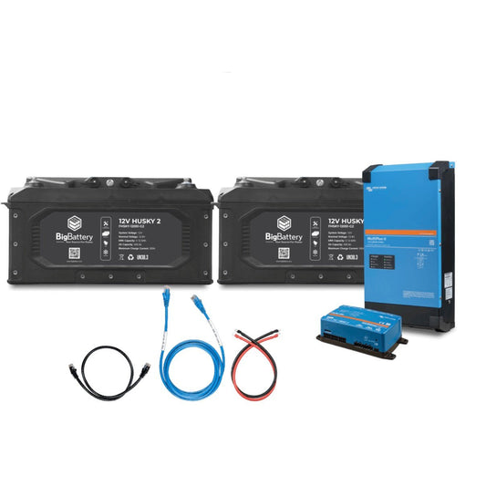 BigBattery| 2*12V HUSKY 2 KIT – Victron - EcoPowerit
