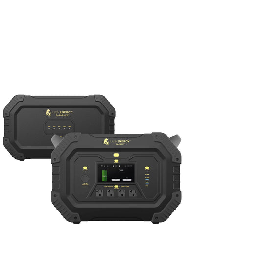 LionEnergy|Safari+XP - Portable Power Station Bundle(3,000W, 4,300Wh, LiFePO4) - EcoPowerit