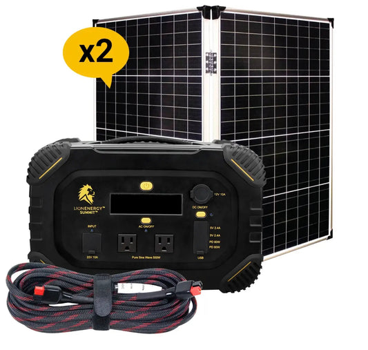 LionEnergy|Lion Summit - LifePO4 (530W / 665Wh) Power Generator Kit - EcoPowerit