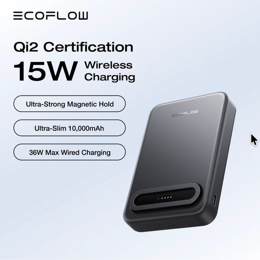 EcoFlow RAPID Mag Qi2 Magnetic Power Bank (10,000mAh, 15W)