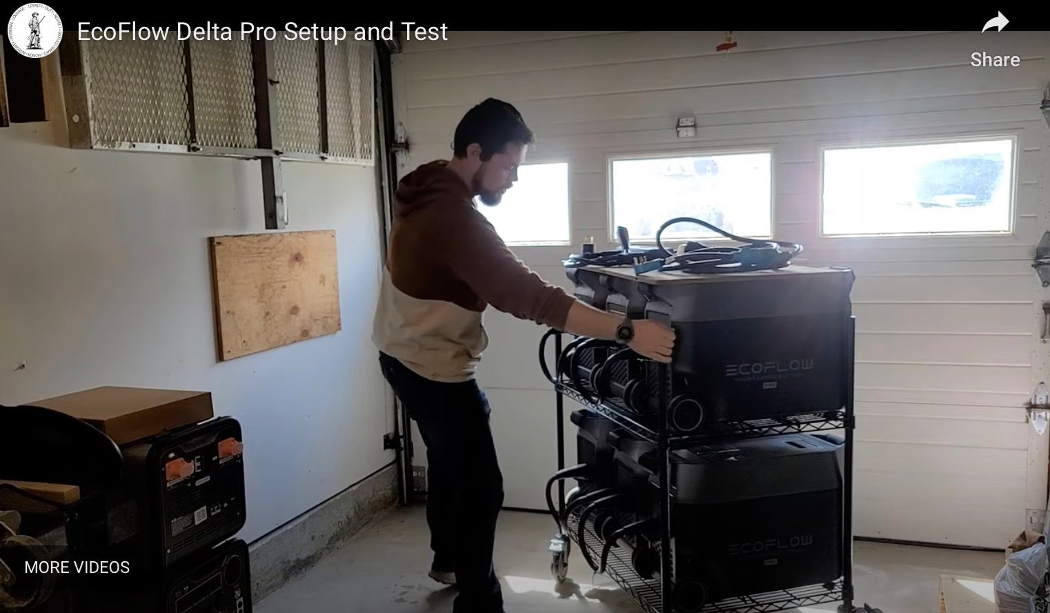 Load video: EcoFlow Delta Pro Setup and Test-ecopowerit