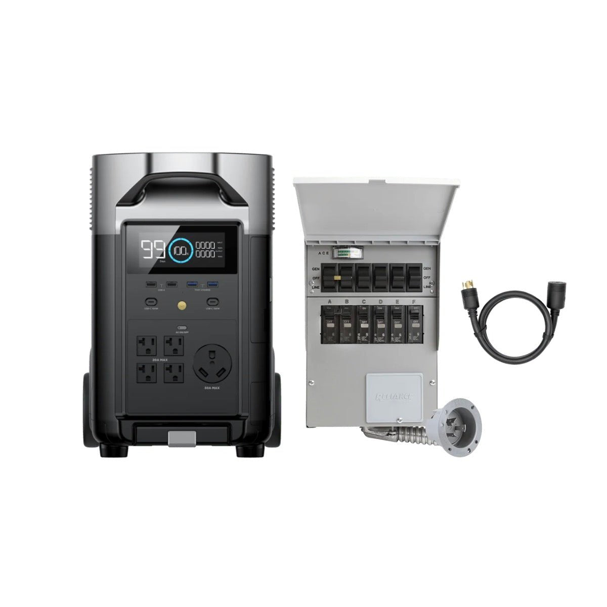 EcoFlow|DELTA Pro+Transfer Switch Bundle - EcoPowerit