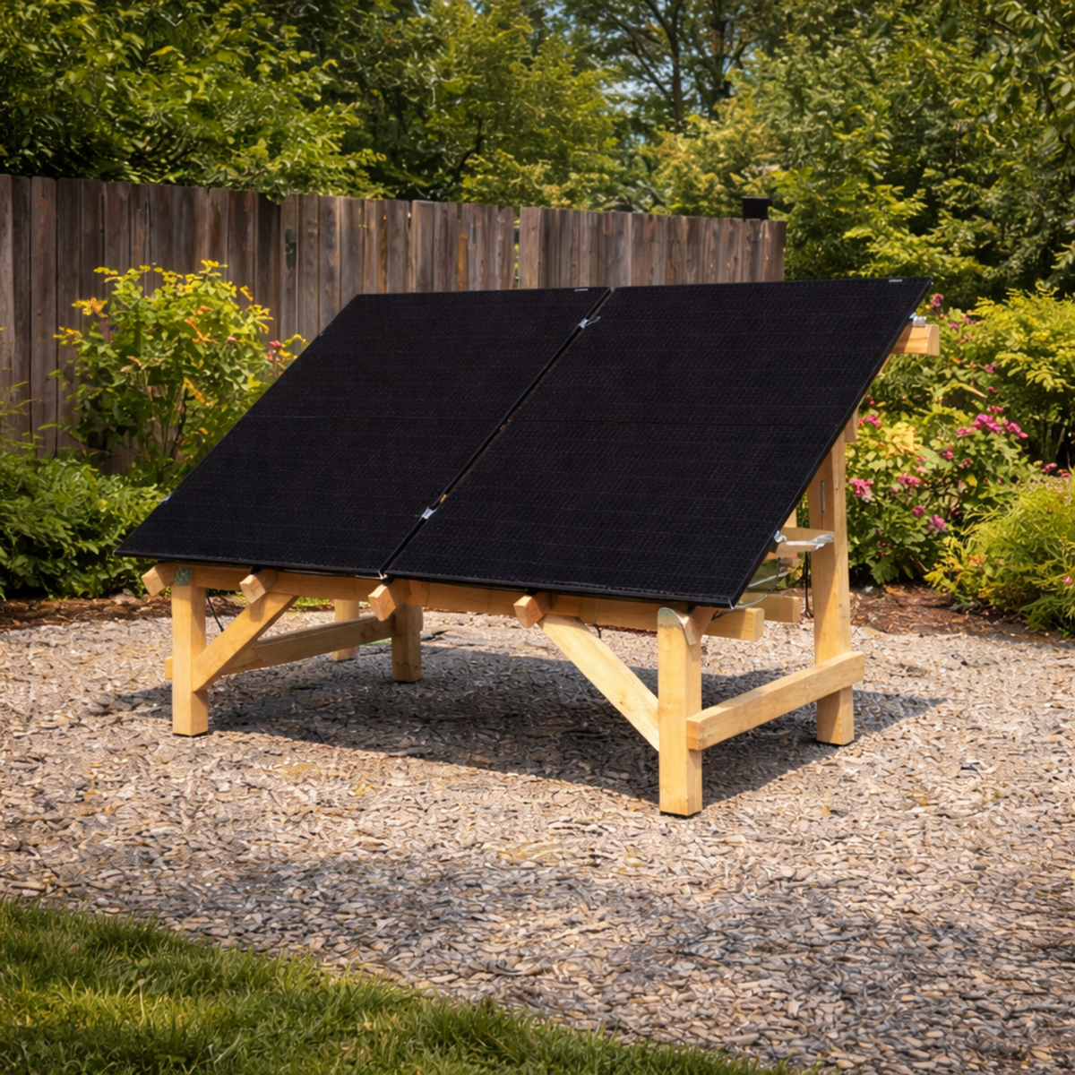 Nature's Generator Lithium 3600 Solar Generator and Transfer Switch Home Power Backup