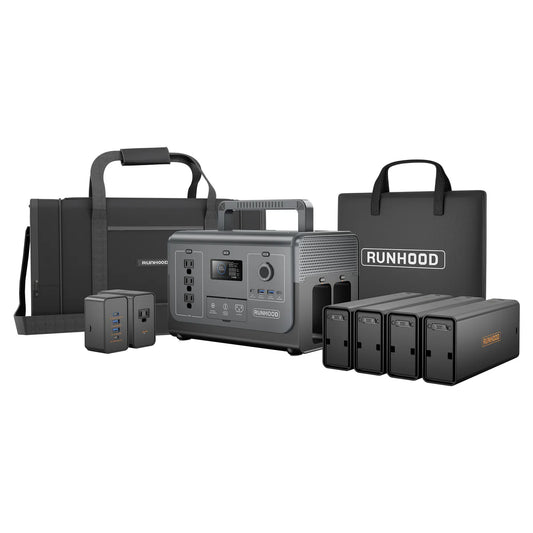 RUNHOOD| RALLYE 1200 PRO| 1296Wh, 1200W| Solar Generator - EcoPowerit