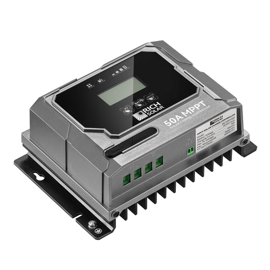 Rich Solar BRAVO |MPPT Solar Charge Controller | Premier 12V/24V MPPT Solar Controller for RVs, Trailers, Campers, Vans, Boats, Off-Grid