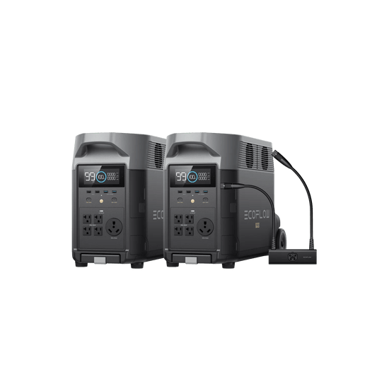 EcoFlow| 2*DELTA Pro + Double Voltage Hub Bundle - EcoPowerit