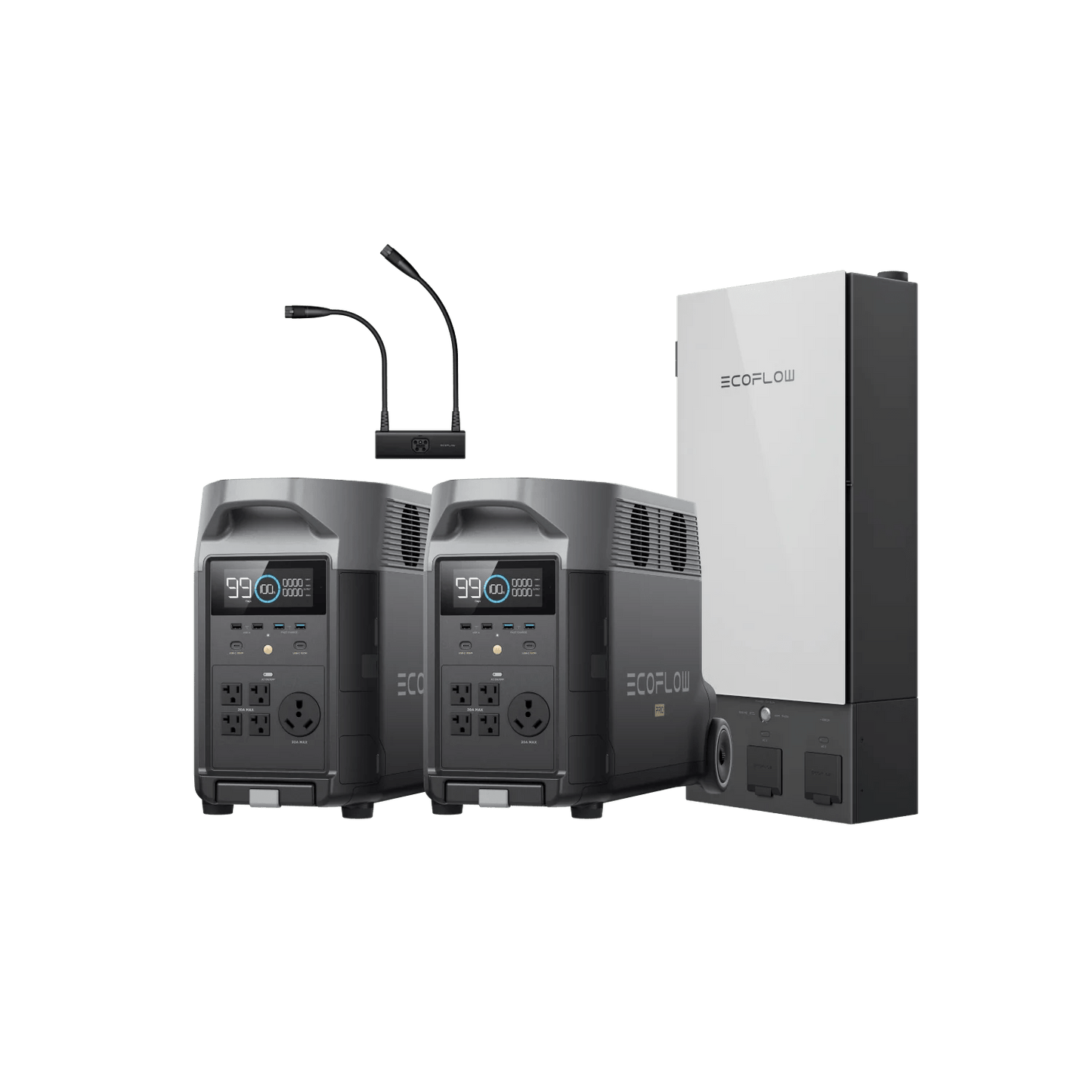 EcoFlow| 2*DELTA Pro + Double Voltage Hub Bundle - EcoPowerit