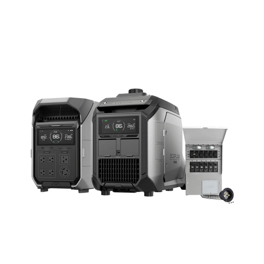 EcoFlow| DELTA Pro3+Smart Generator 4000+Transfer Switch - EcoPowerit
