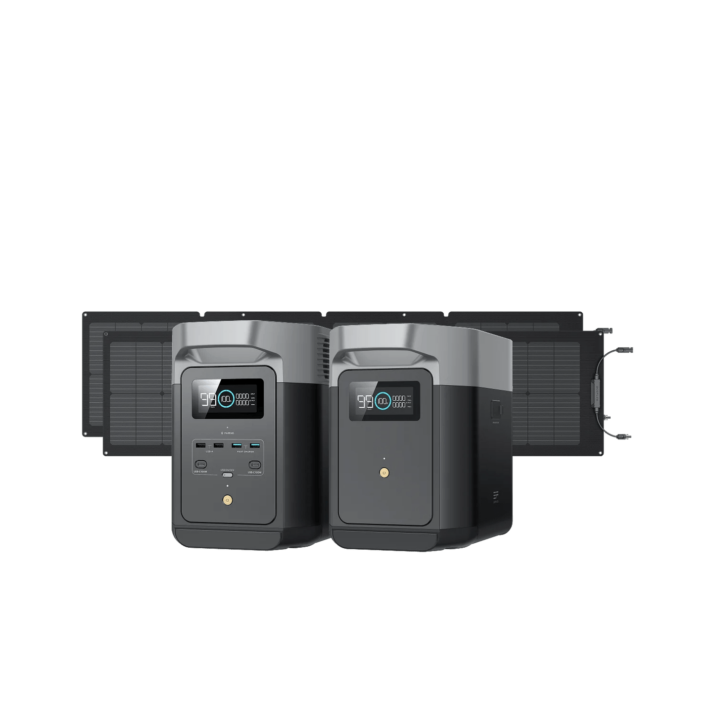 EcoFlow| DELTA 2 + DELTA 2 Smart Extra Battery + 2*110W Solar Panel - EcoPowerit
