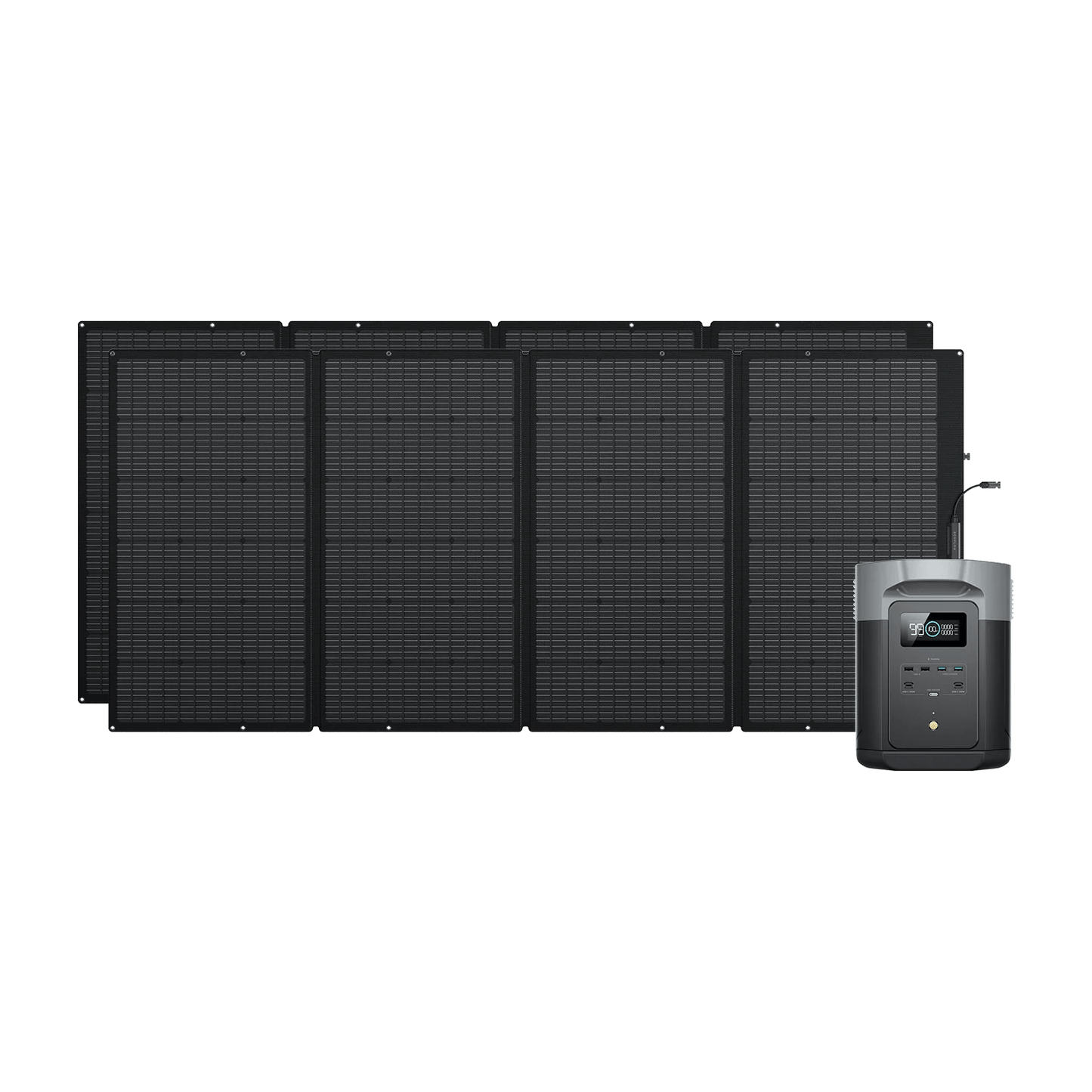 EcoFlow|DELTA 2 Max Solar Generator (PV400W) - EcoPowerit