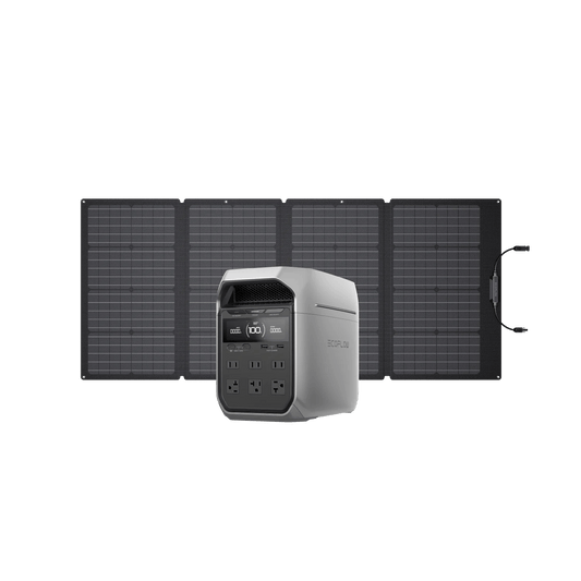 EcoFlow| DELTA 3 Plus Solar Generator (PV160W) - EcoPowerit