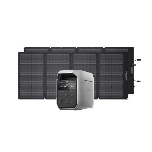 EcoFlow| DELTA 3 Plus Solar Generator (PV160W) - EcoPowerit