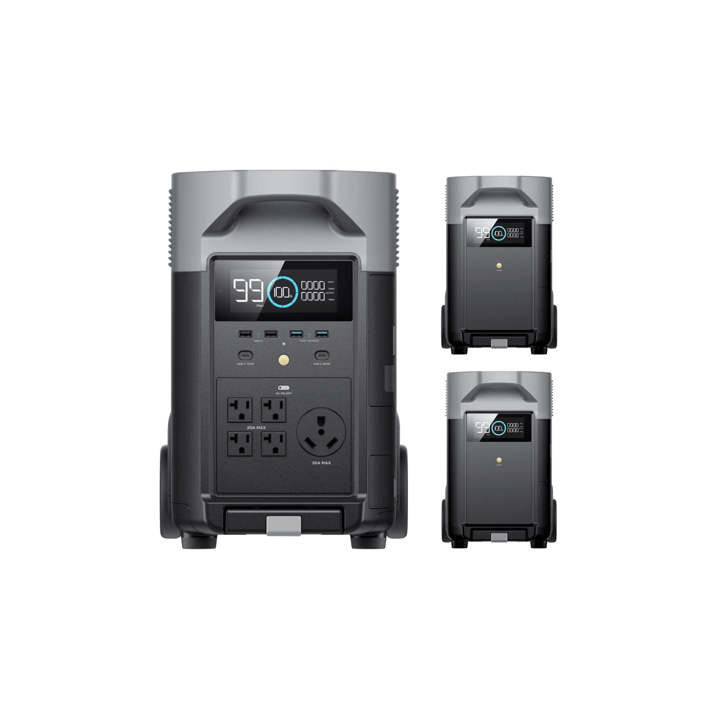 EcoFlow|DELTA Pro + DELTA Pro Smart Extra Battery Bundle - EcoPowerit
