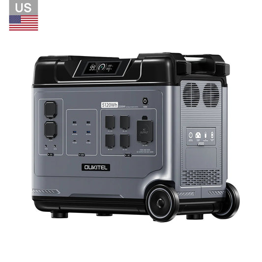 OUKITEL| P5000+2*400W Solar Generator - EcoPowerit