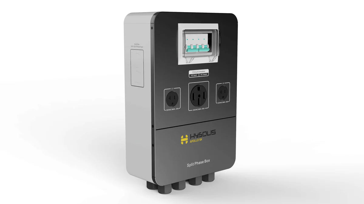 HYSOLIS Apollo 5K • AC 240V Split Phase Combiner Box