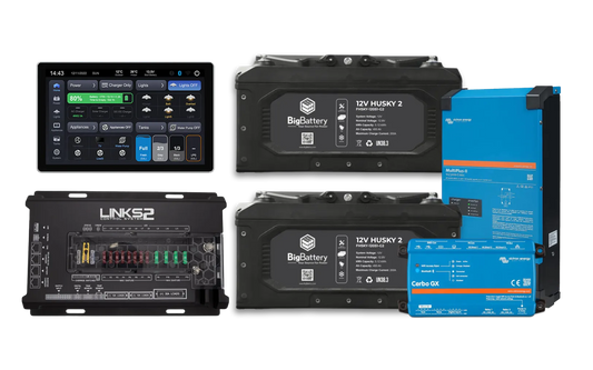 BigBattery 12V RV HUSKY2-Victron-LINKS2 Control System