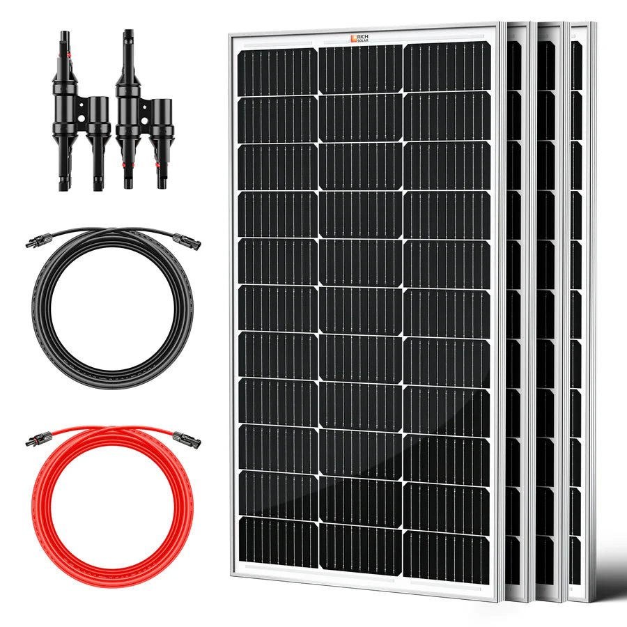 Rich Solar 400 Watt Solar Kit for Solar Generators Portable Power Stations-EcoPowerit