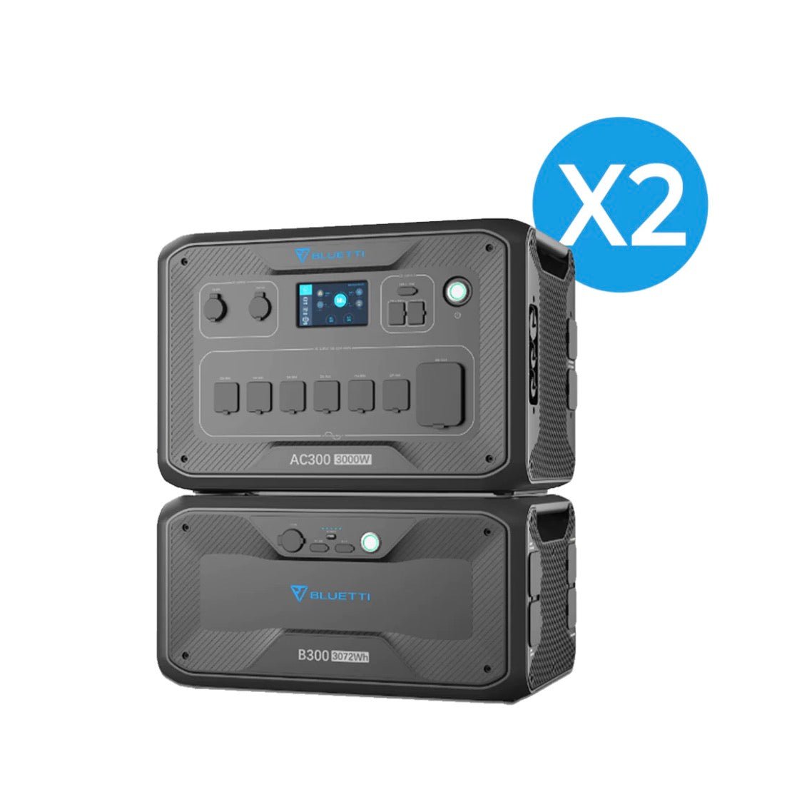 BLUETTI| AC300 + 1*B300 3072Wh-USP Mode Home Battery Backup-EcoPowerit