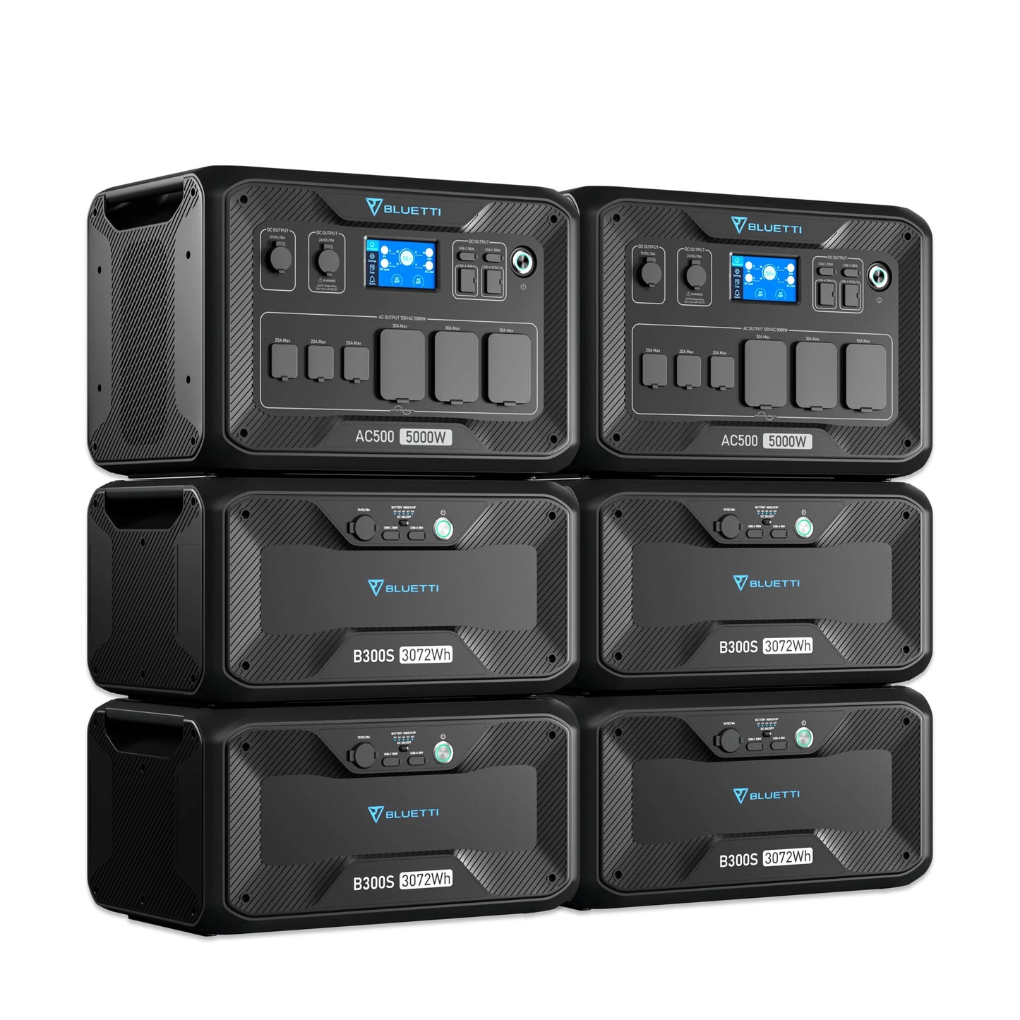 BLUETTI| AC500 + B300S- From 3,072Wh to 18,432Wh Home Battery Backup-EcoPowerit