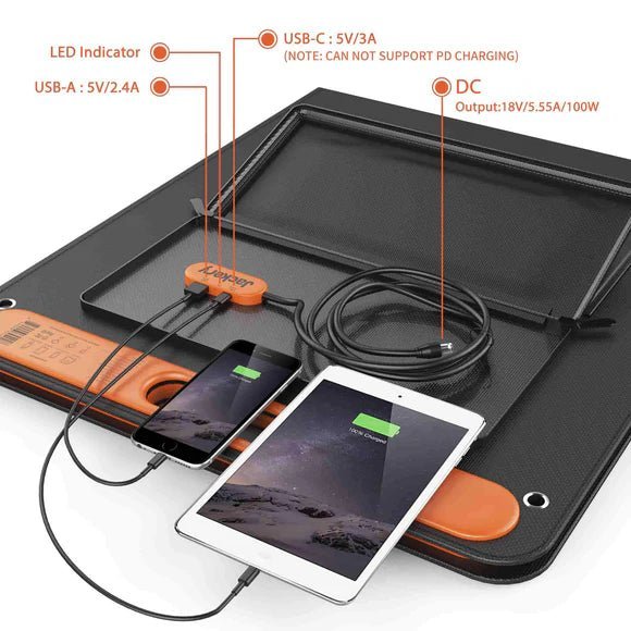 Jackery| Explorer500 + SolarSaga 100W Panel Portable Solar Generator - EcoPowerit