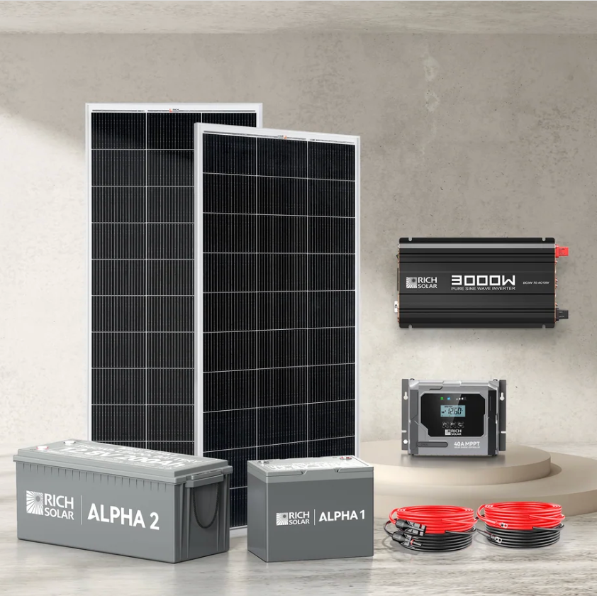 RICH SOLAR Solar Battery Kits