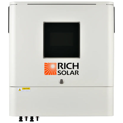 Rich Solar NOVA 6500S | 6.5kW 48 Volt Off-Grid for Campers, Cabins, Tiny Homes, ADUs, RVs, Off-Grid | Huge LCD Touchscreen with Ambient Lights | UL Certified