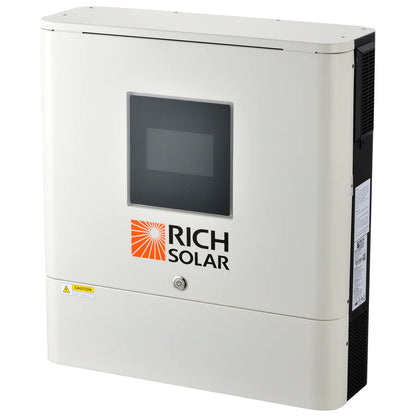 Rich Solar NOVA 6500S | 6.5kW 48 Volt Off-Grid for Campers, Cabins, Tiny Homes, ADUs, RVs, Off-Grid | Huge LCD Touchscreen with Ambient Lights | UL Certified