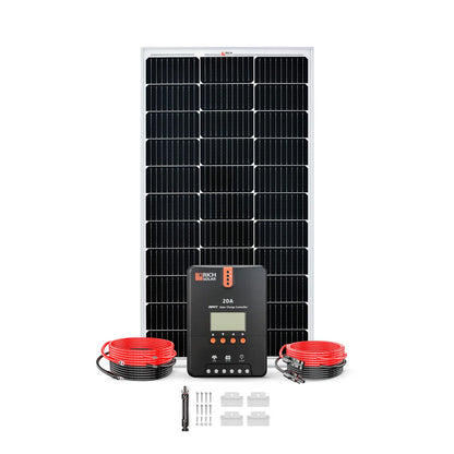 Rich Solar 100 Watt RV & Camping Solar Kit